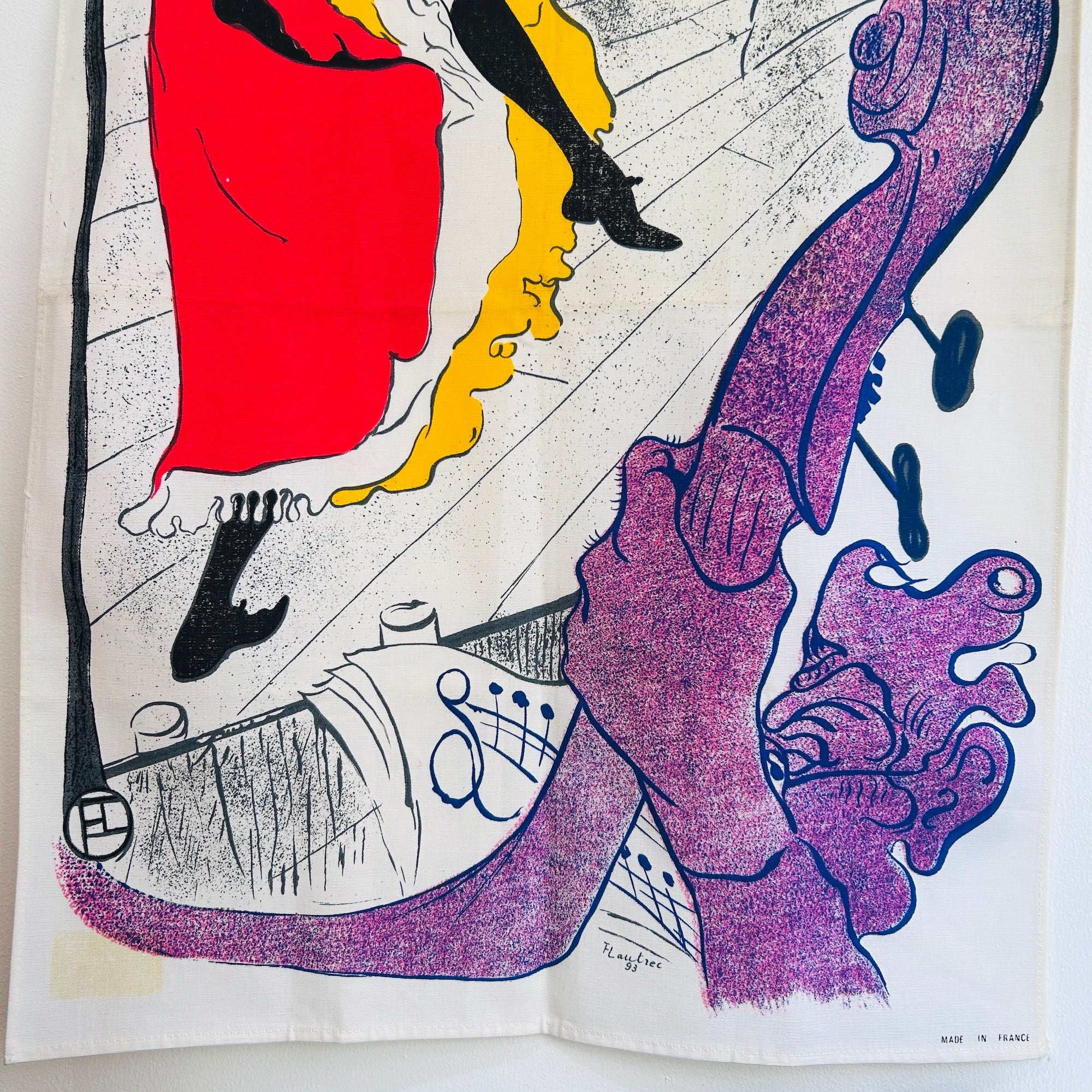 仏vintage ロートレック「Jane Avril」タペストリーポスター | Milo