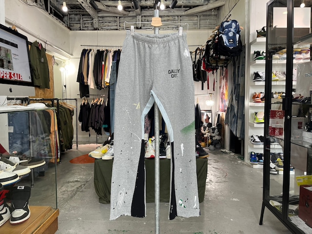 GALLERY DEPT LOGO FLARE SWEATPANT GREY MEDIUM 67175