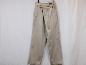 MAISON EUREKA " VINTAGE REWORK CHINOS " BEIGE B