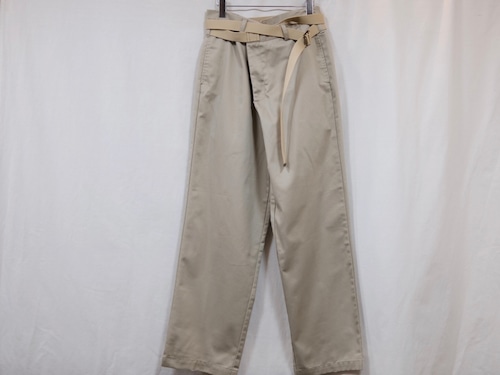 MAISON EUREKA " VINTAGE REWORK CHINOS " BEIGE B