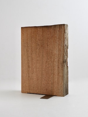 無垢材のブックエンド|サペリ2|Solid Wood Bookend "WoodsenD" Sapele - MicroWorks