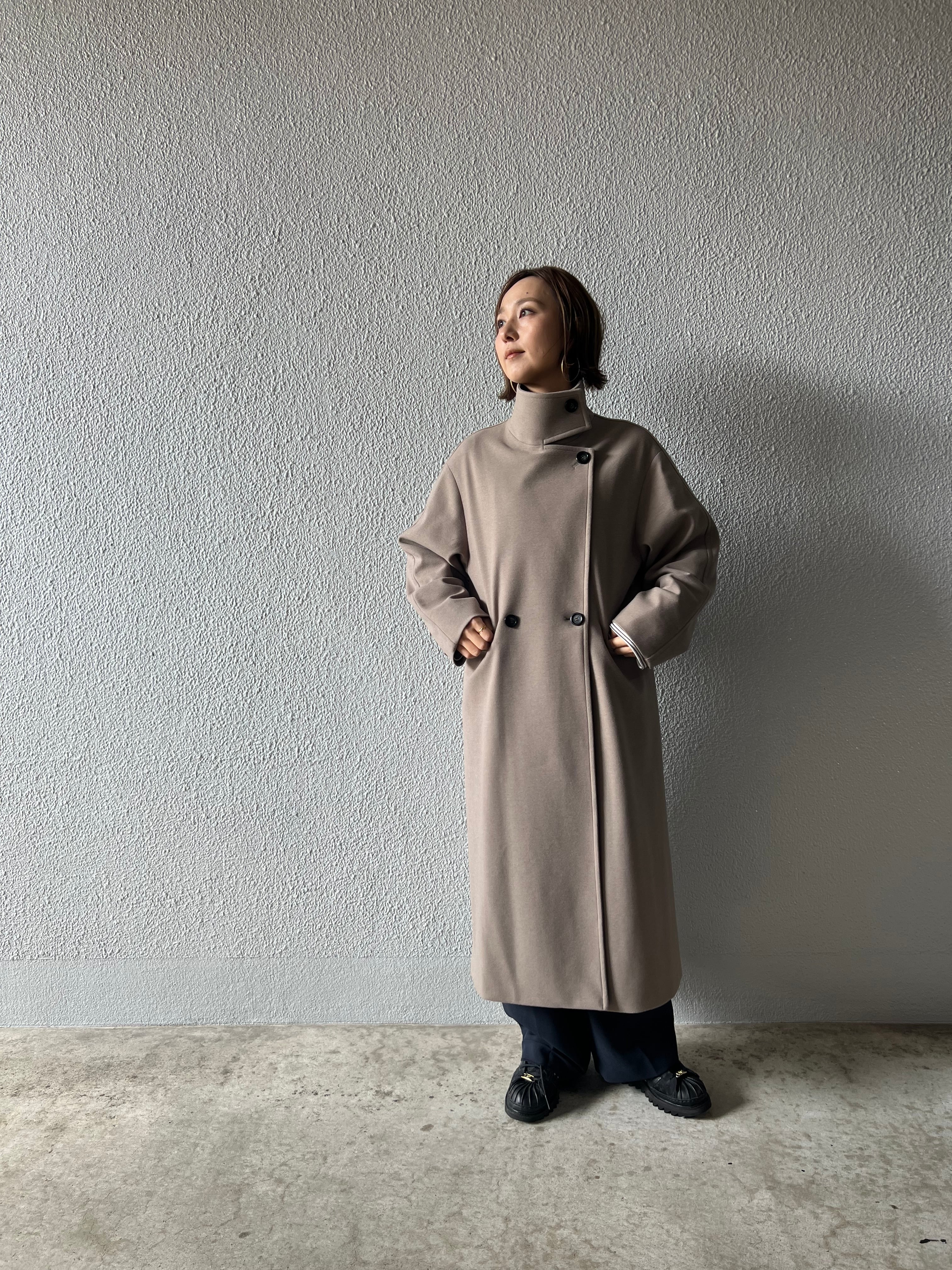 【cafune】ウールライク2wayコート　545415