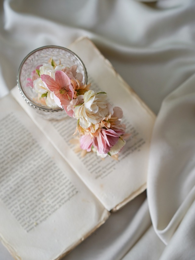 〈 即納アイテム 〉Drops Flora Crown beige pink