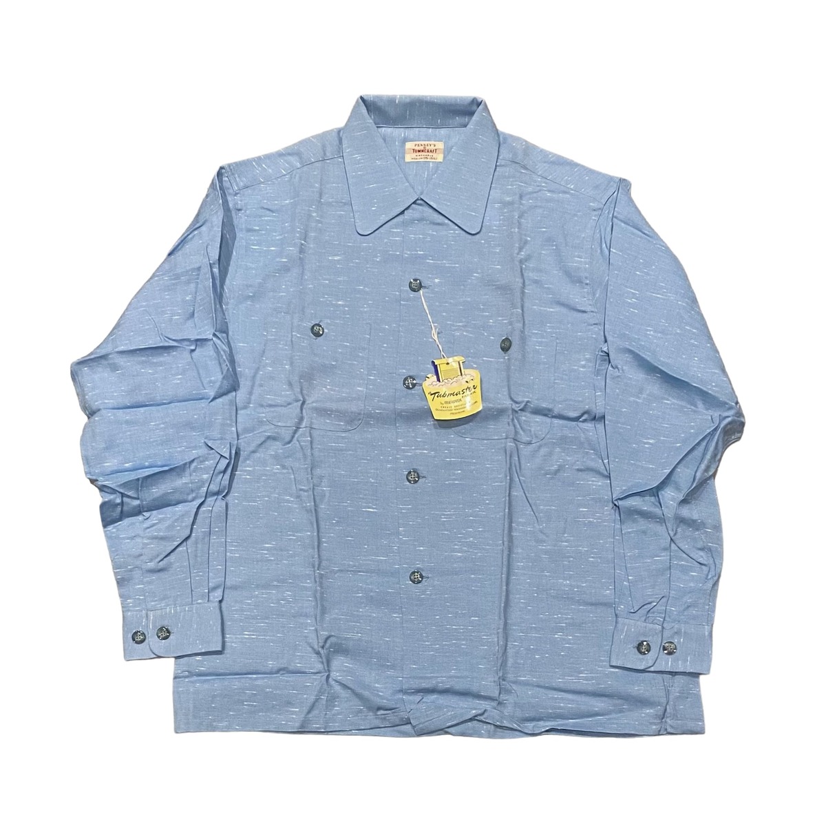 □□40~50s J.C.PENNY シャツ Sサイズ ベージュ DEADSTOCK 50