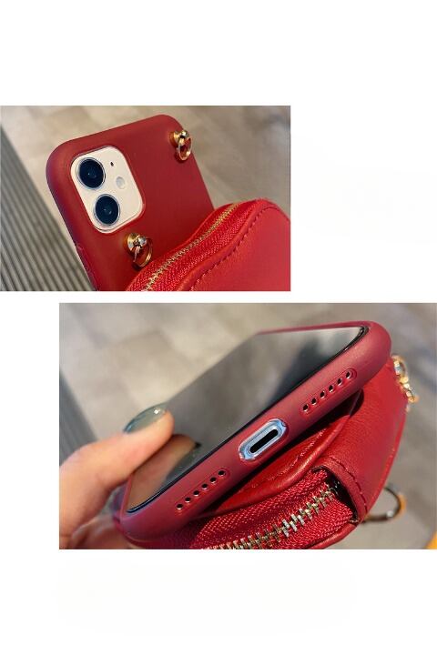 スマホケース iPhoneケース 2色 カバーケース スマホショルダー 携帯