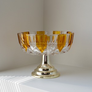 Amber Stripe Bowl