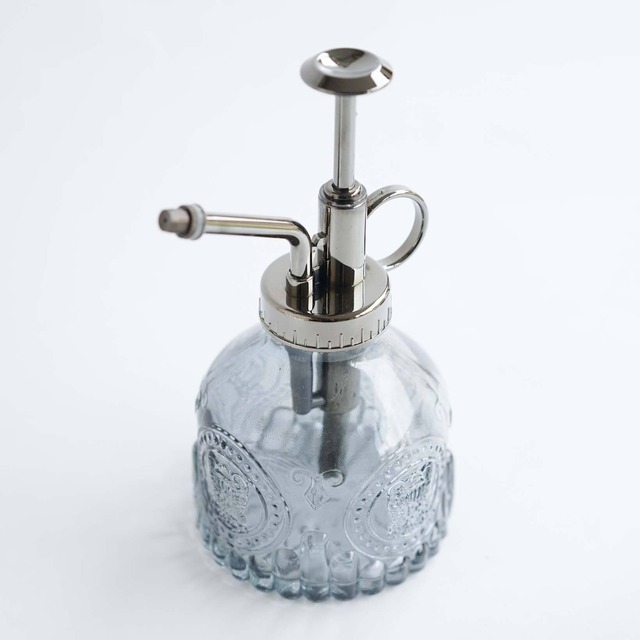 アンティーク調 ガラス霧吹き バイカラーアメジスト