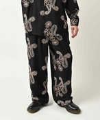ATELANE Paisley Embroidery Easy Pants (BLK) 26A-28070
