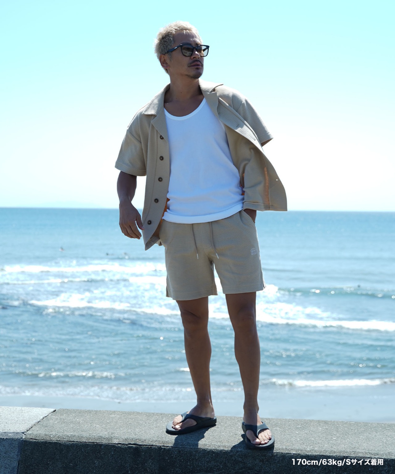 【#Re:room】WAFFLE SHORTS［REP250］