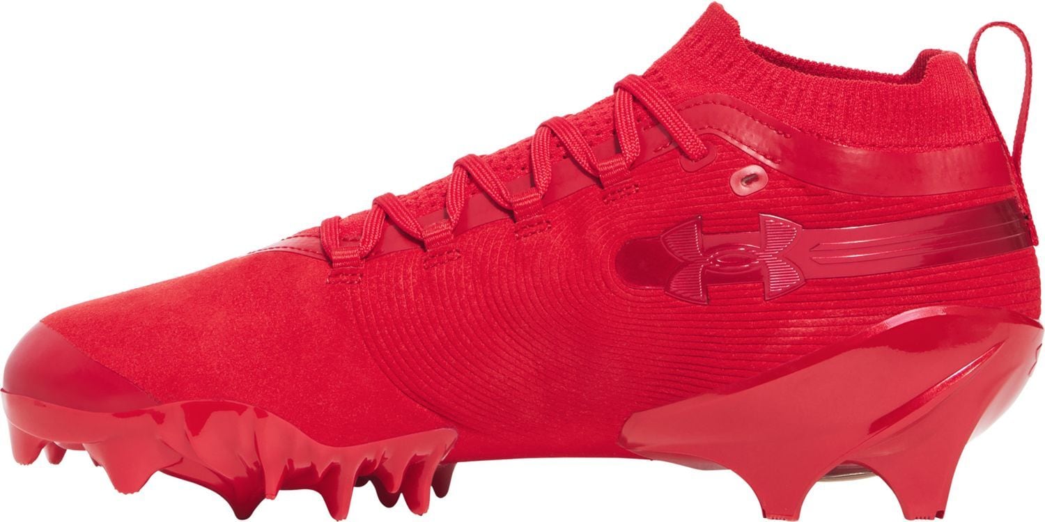 SPOTLIGHT SUEDE PRO MC 2025 レッド アメフト スパイク | END ZONE