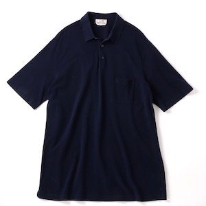 【定価9万】HERMES special polo shirt made in Italy mint condition / ヴィンテージ エルメス スペシャル ポロシャツ ネイビー 半袖 イタリア製 実寸XL~2XL ミントコンディション
