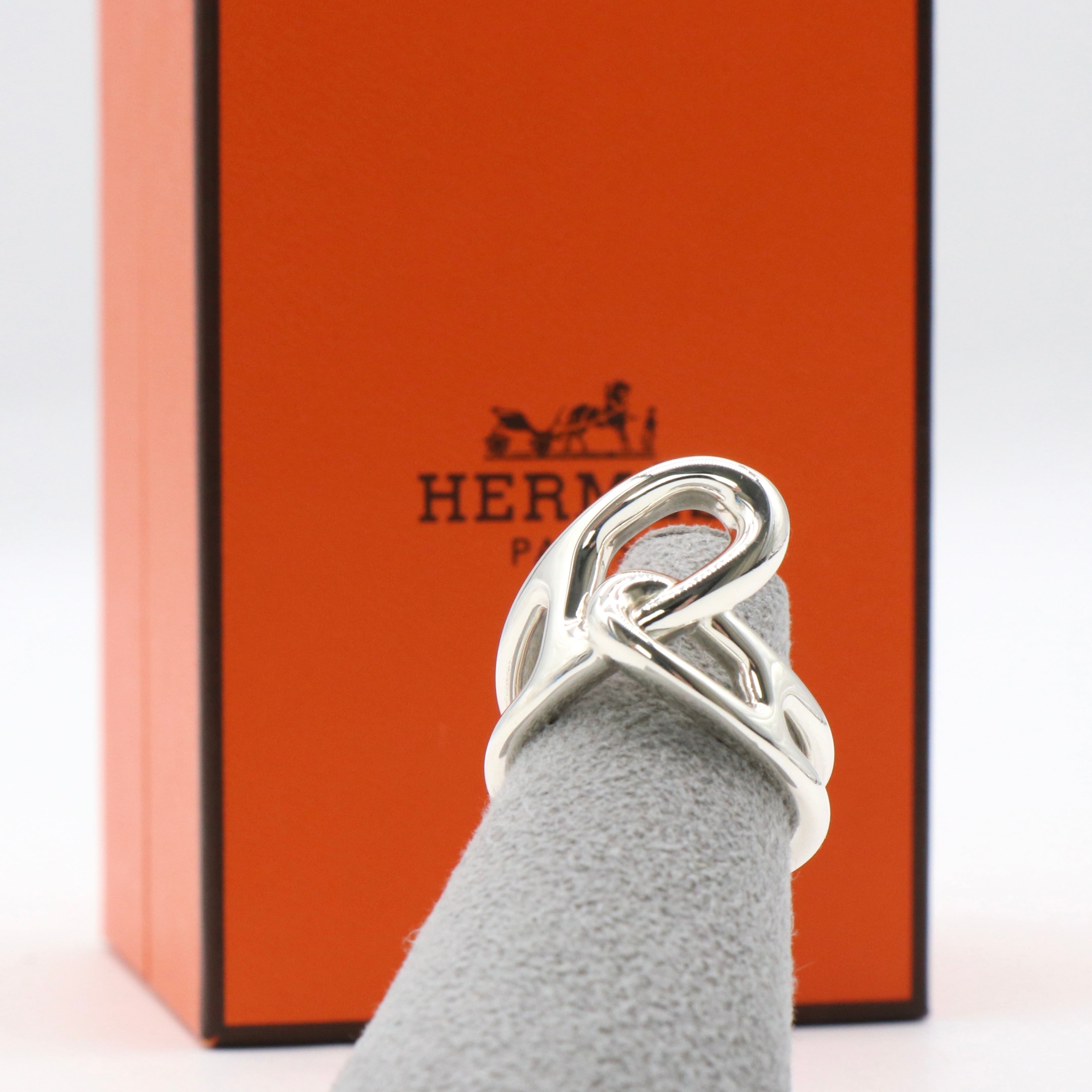 HERMES 約8号 ヴィンテージリボンリング シルバー925 エルメス | 2122TOKYO