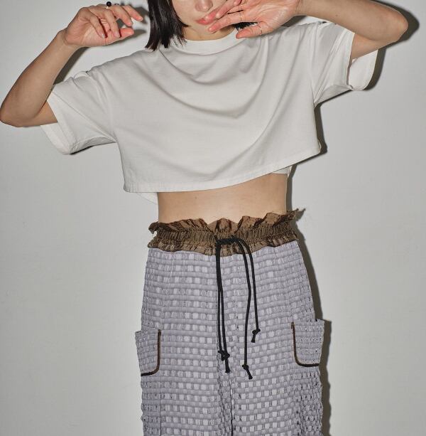 TODAYFUL トゥデイフル / Cropped Cotton T-shirts クロップドコットン