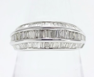 1.00ⅽt　ダイヤモンド　ハーフエタニティリング　K18WG　～1.00ⅽt Diamond Half Eternity Ring K18WG～