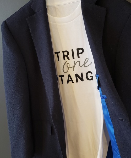 TRIP 1 TANGO ロゴTシャツ ホワイトの別画像
