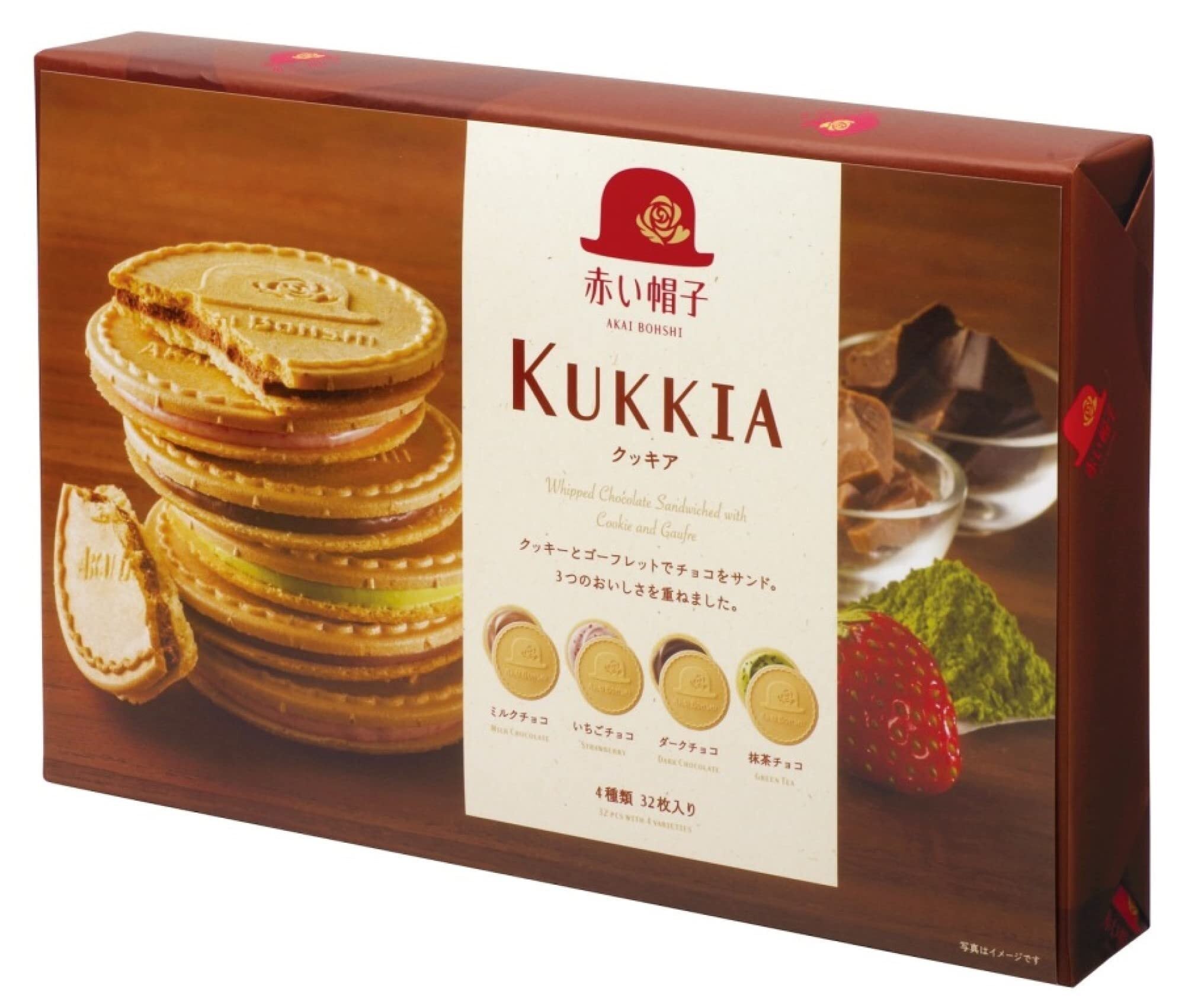 赤い帽子 32枚 クッキア