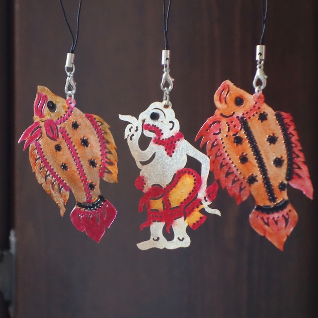 タイ 伝統影絵芝居 『ナンタルン』ミニチュアチャーム