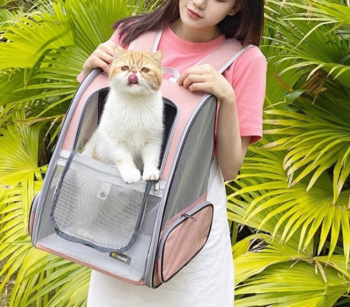 キャット 猫 ドッグ 小型犬 リュック バッグ ポータブルペットバック