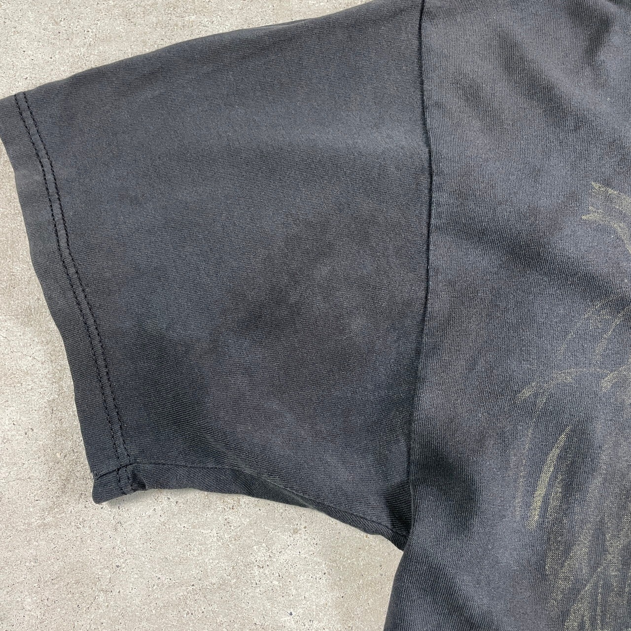 雰囲気系 90年代 USA製 ワニ アート プリントTシャツ メンズXL 古着 