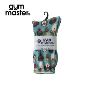 gym master ハッピーペイント クルーソックス 総柄 靴下 レディース メンズ 23-25cm 25-27cm カラフル アニマル レスラー おしゃれ かわいい フェス キャンプ プレゼント ギフト G857329 Be Okay