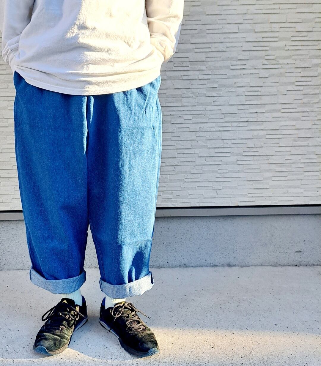 VOIRY SUNDAY PANTS-DENIM ミッドブルー VOIRY ヴォイリー 取扱店 SUNDAY PANTS DENIM voiry 通販 SEEK 札幌
