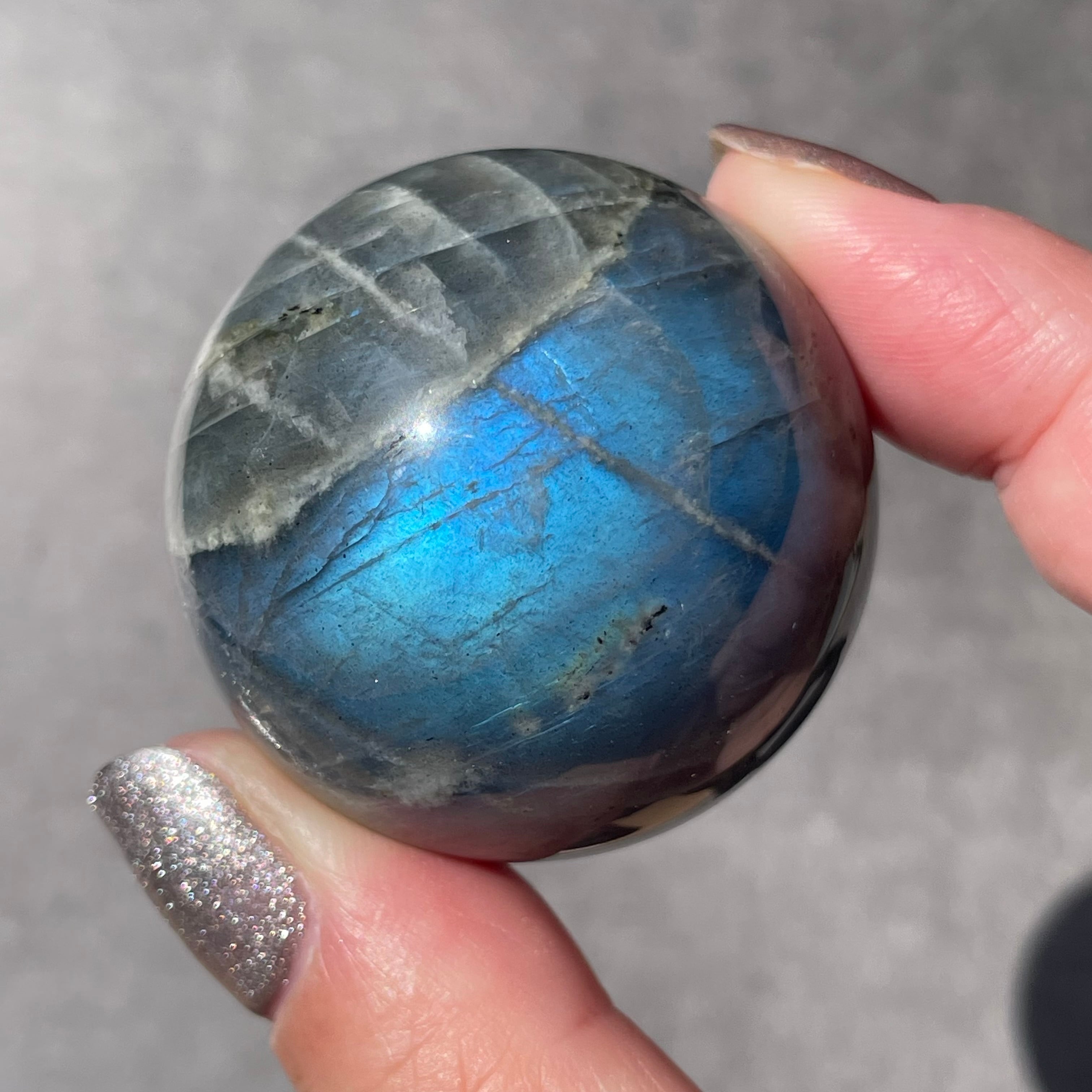 Green Cherry Blossom Agate♡Sphere | Pay ID