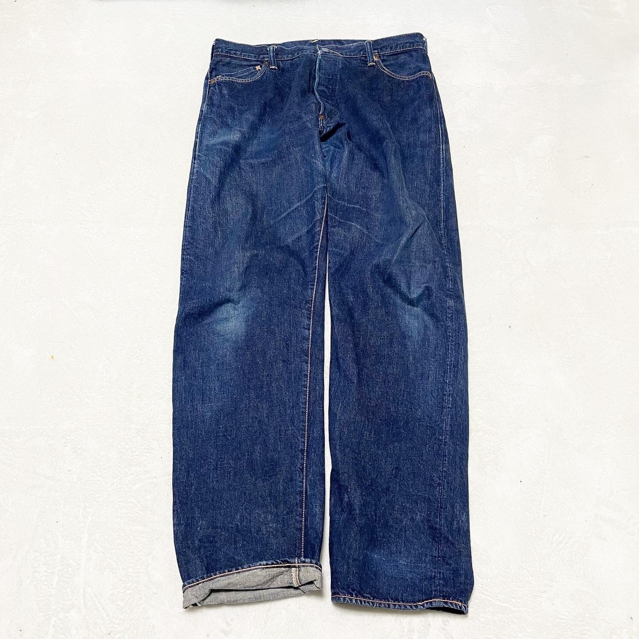 EVISU エヴィス ジーンズ デニムパンツ カモメペイント 目 セルビッジ 