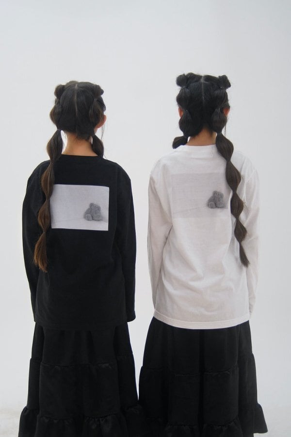 my teddy long sleeved tee / CS-062 / " トップス " / こども { UNIONINI 22AW }