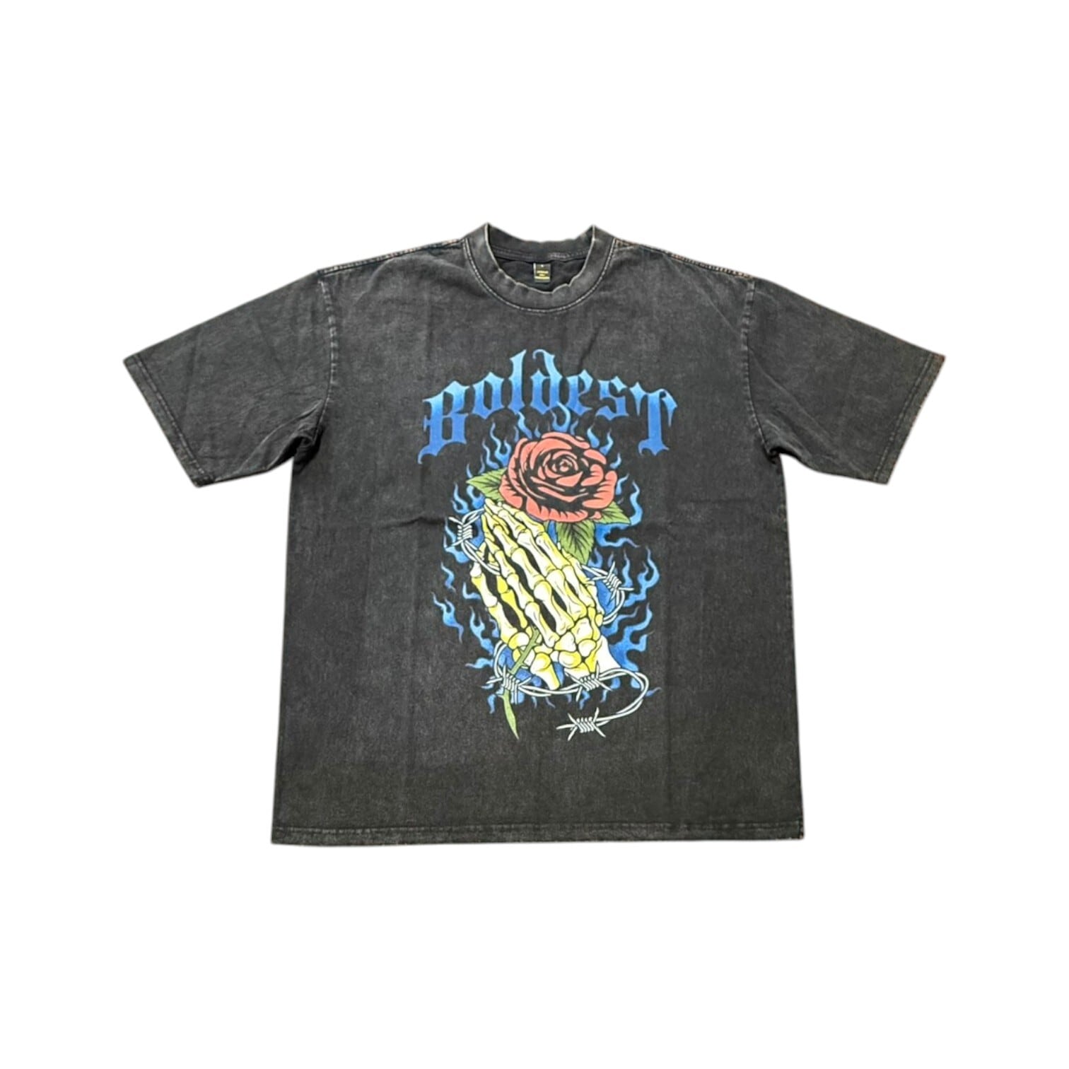 合掌バラウォッシュTシャツ | Jolly Clan