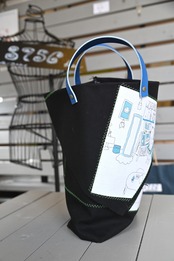 変型トート(青)・Rio