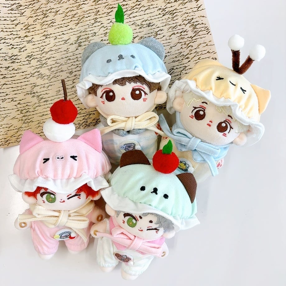 ぬいぐるみ用フリル帽子&シャツセット【10cm用】TGMC-1165 | 推し活