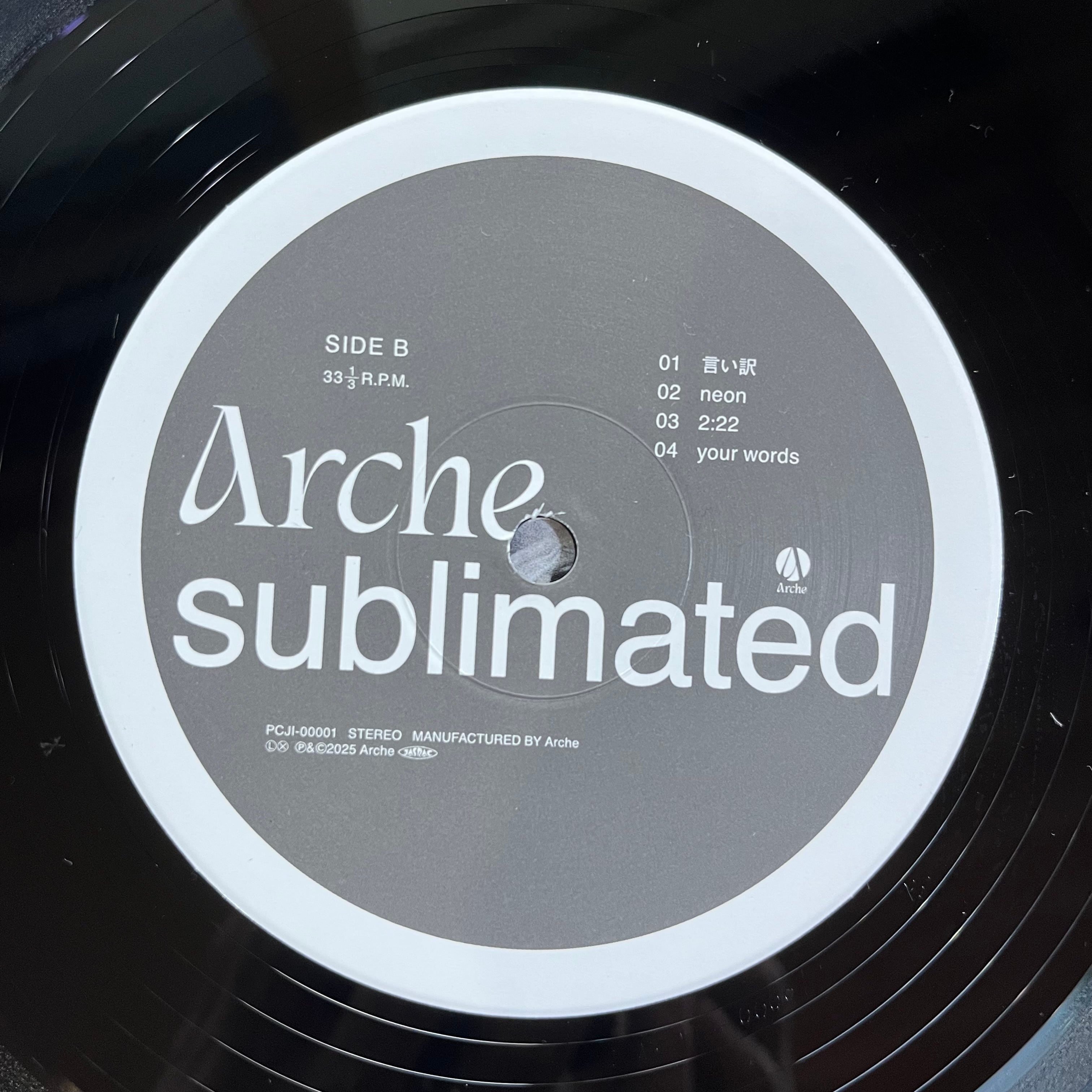 邦楽 Arche - sublimated LP bdb0dbb7ac3fc1779c49ddd81380f6