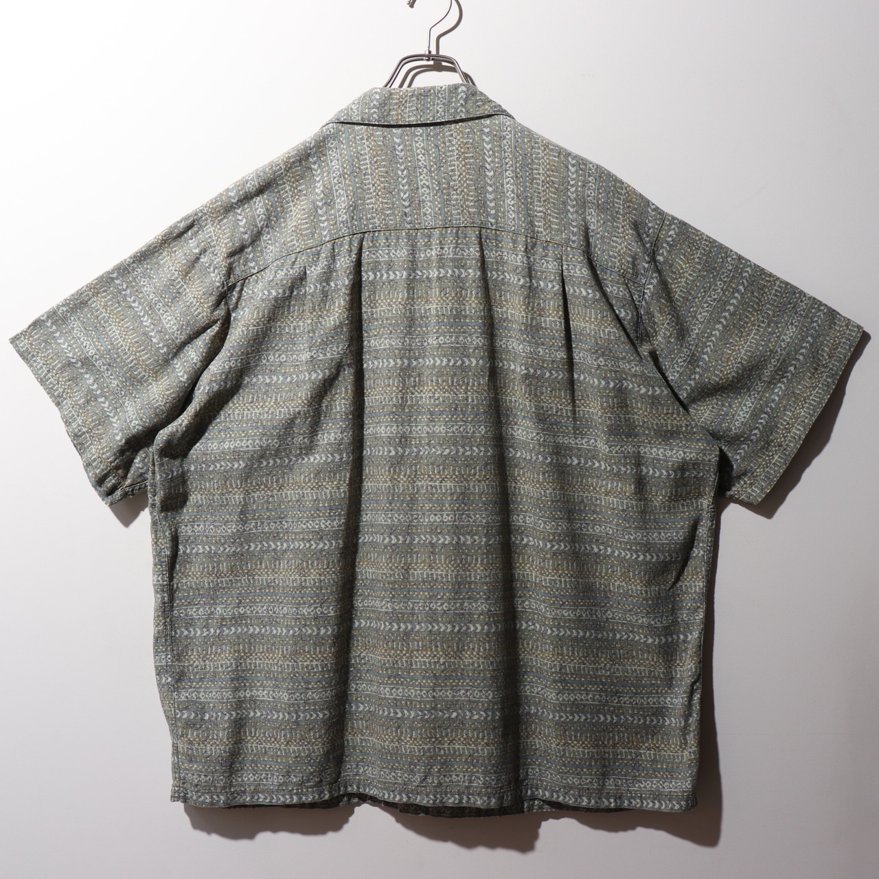 極美品 XL ACシャツ 緑 グリーン 総柄 パタゴニア patagonia アロハ パタロハ