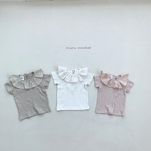 【予約】Frill collar tee (kids) (R0389)