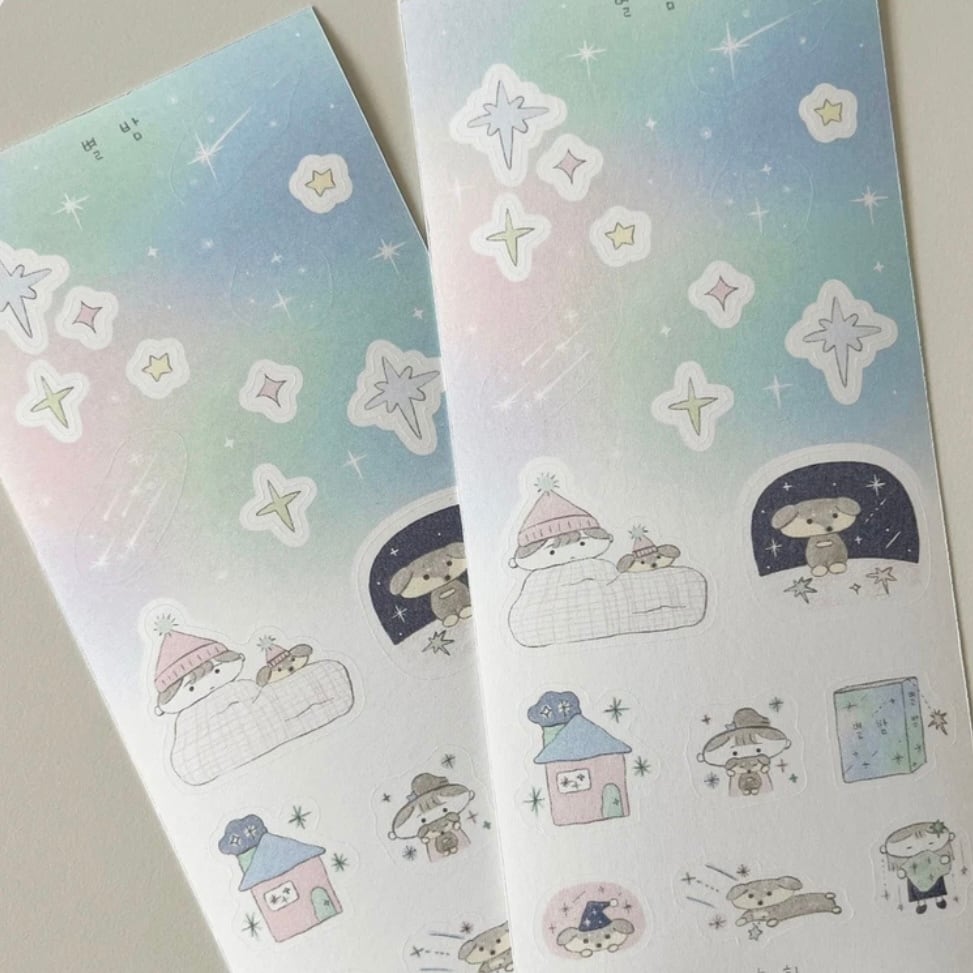 nuruhi 〔sticker ー星のよるー〕