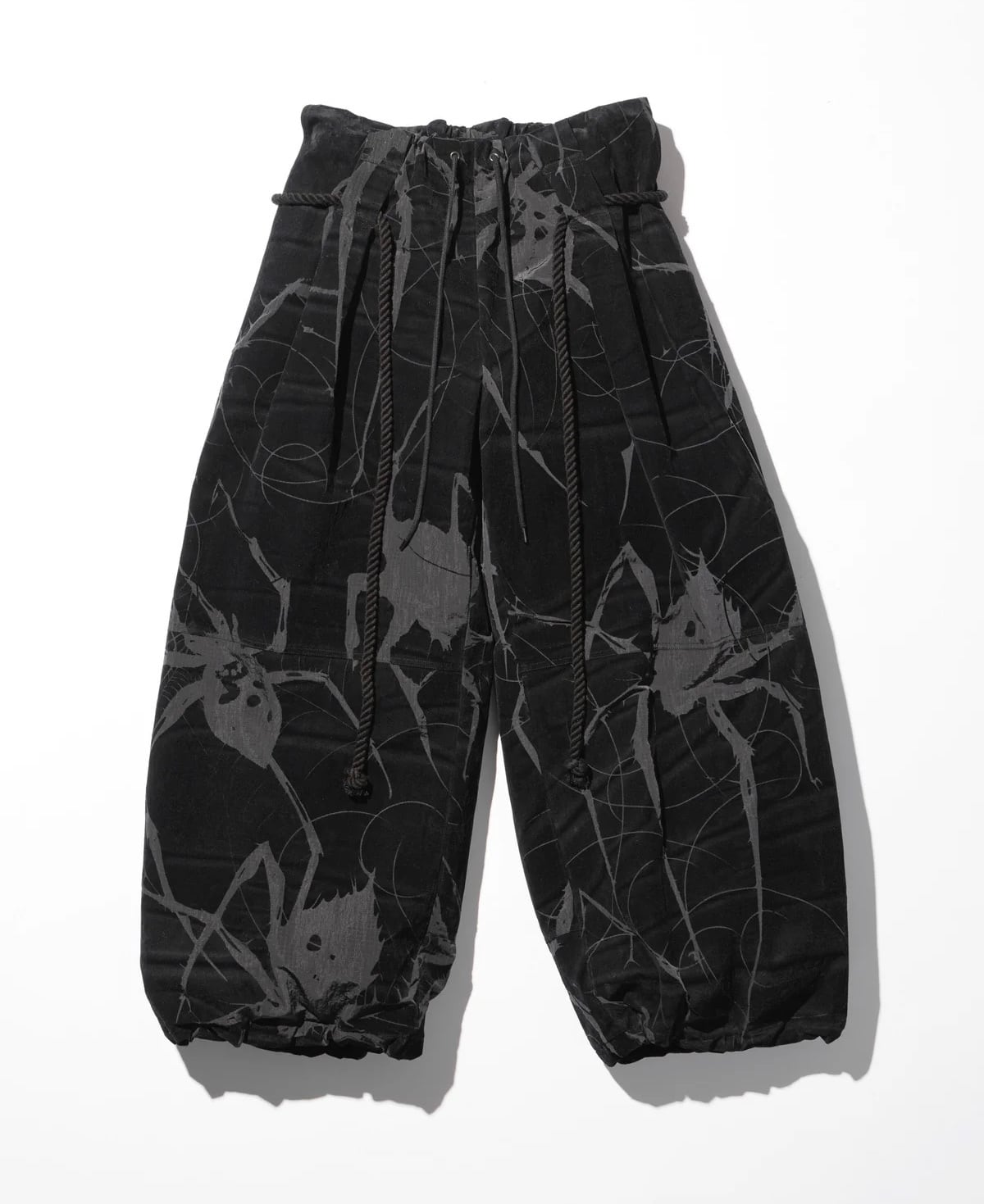 【mukcyen】spider flocky balloon pants