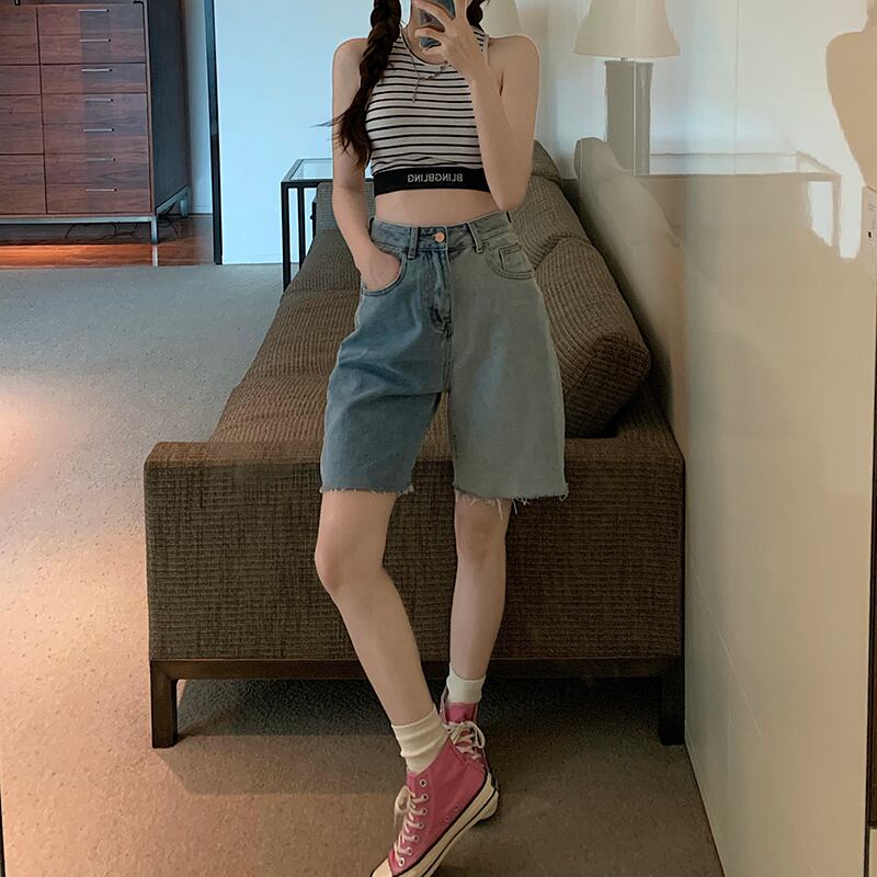 カラーサマーパンツ 夏物 ショーツ ブルマー ブラックストロベリース4036976939