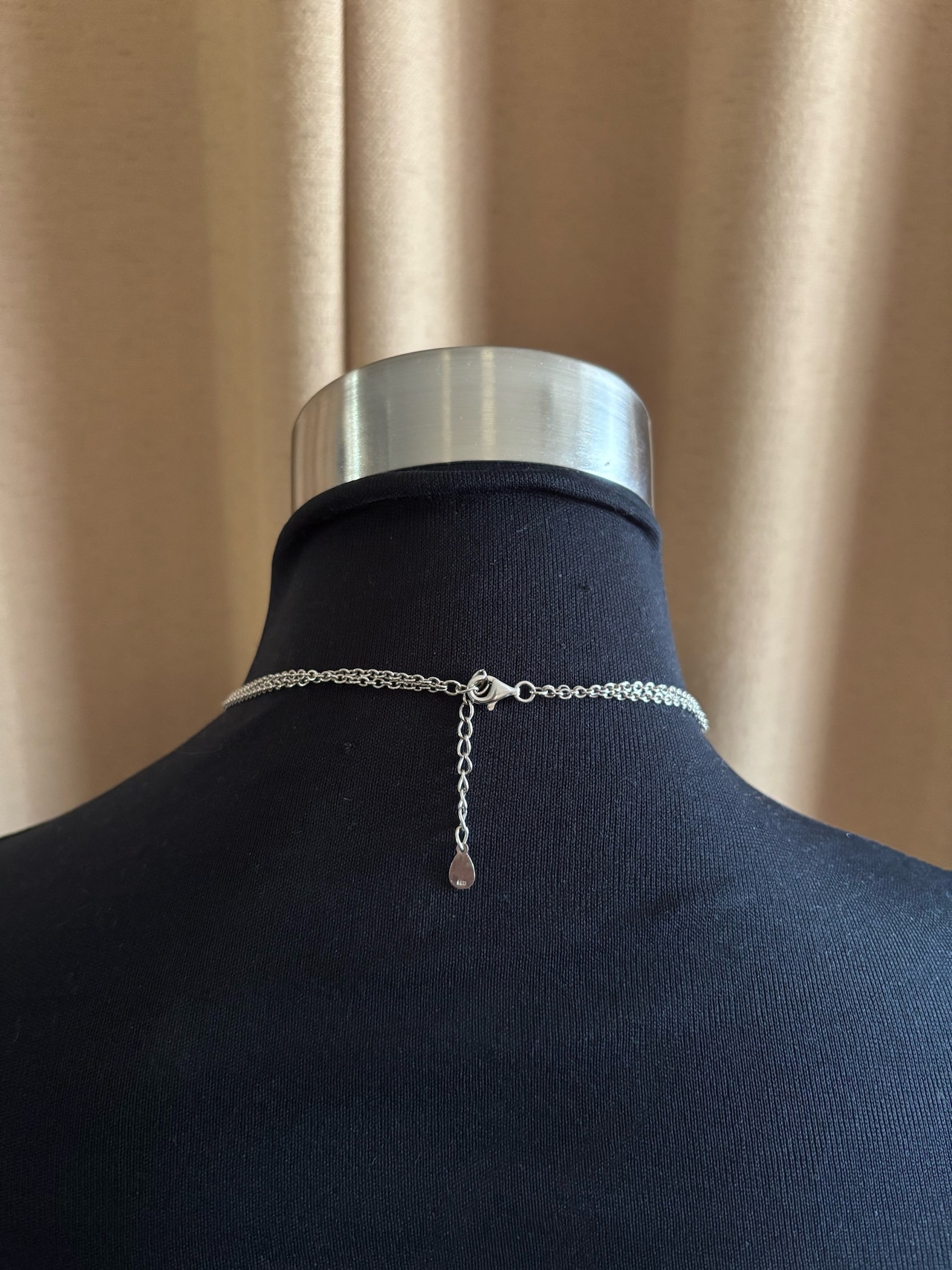 Silver 925 shell chain necklace-4570-3