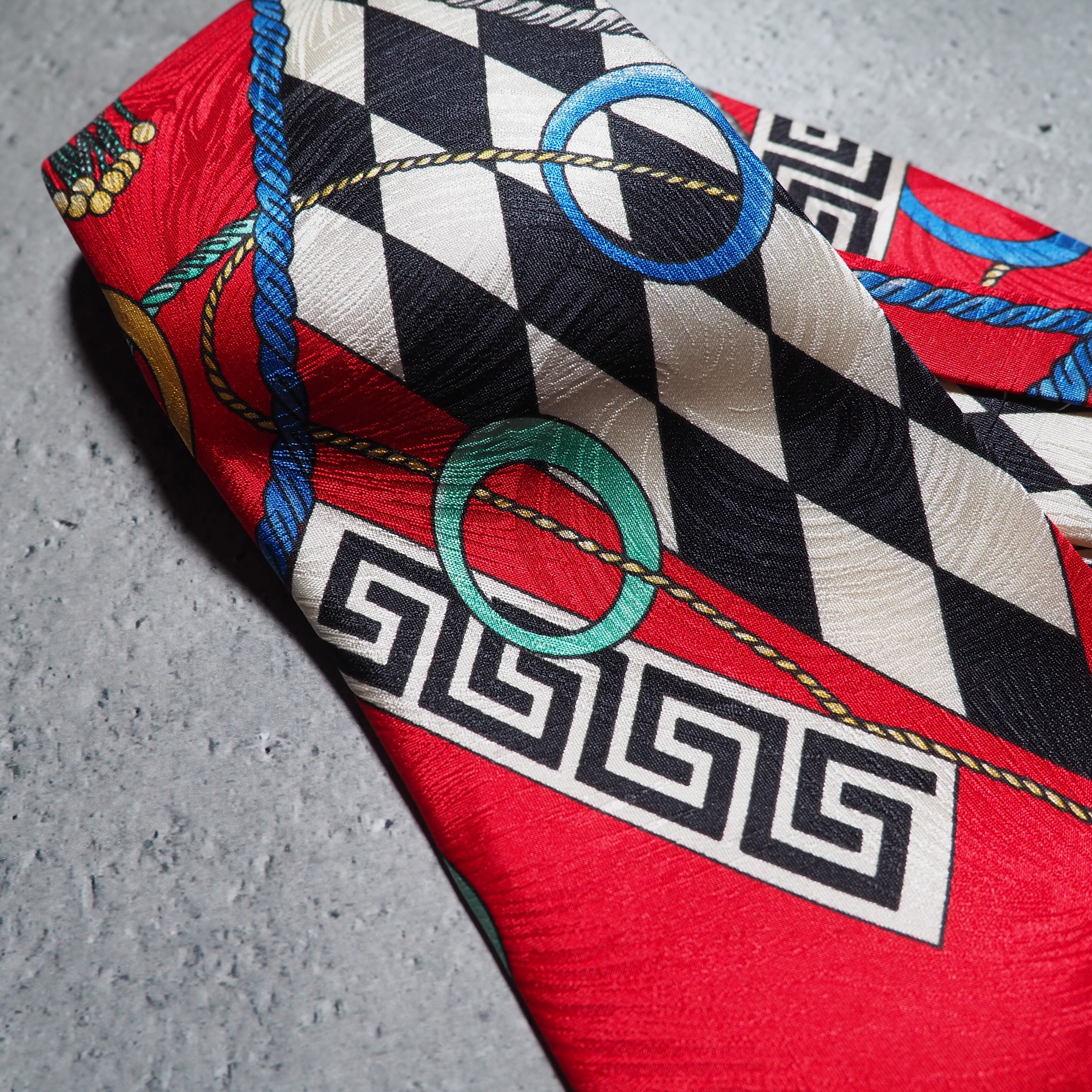 1990s Modern Euro Art vintage silk tie (made in Italy)