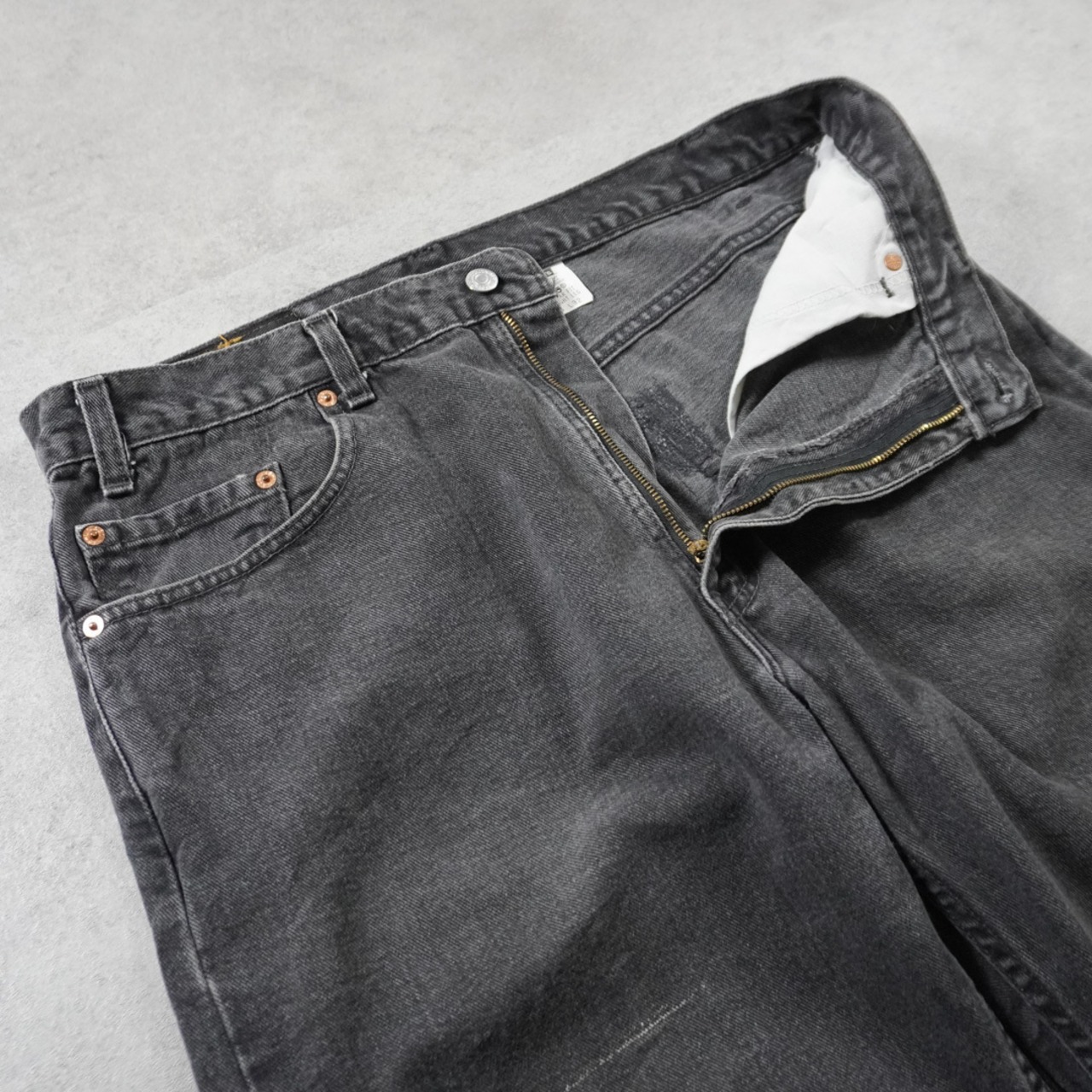 00s Levi's 505 black "made in USA" W36L31相当 古着 - 5
