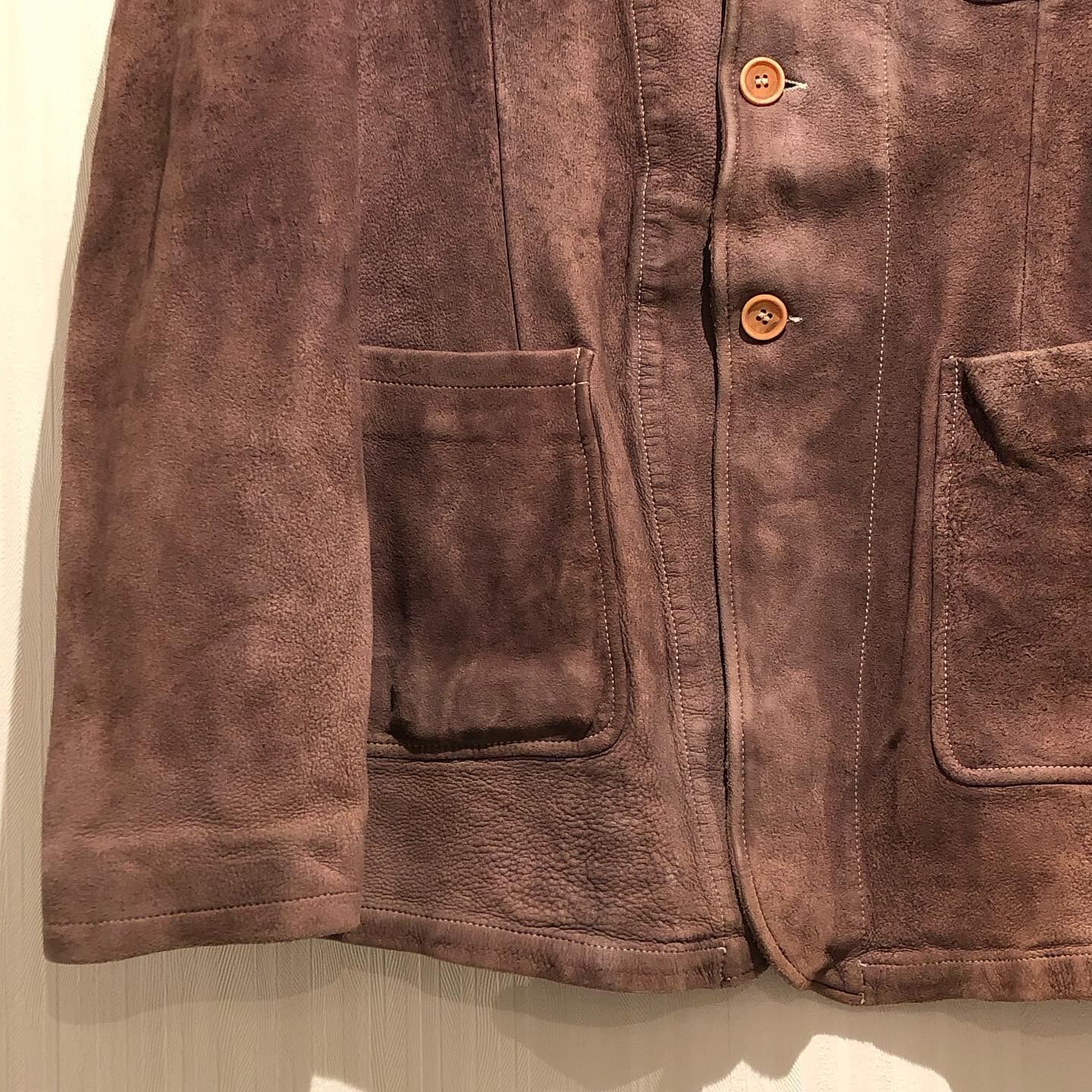 80s Comme des Garcons SHIRT leather tailored jacket【高円寺店 