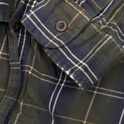 90s USA製 L.L.Bean エルエルビーン チェック 長袖 シャツ M/グリーン系 メンズ ビンテージ