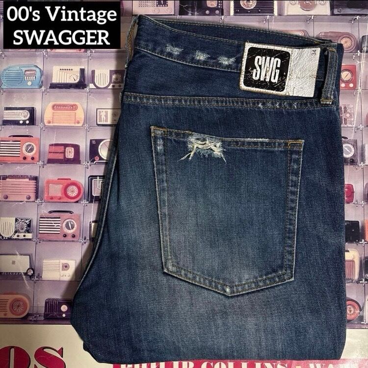 90s KARL KANI USAバギーデニムショーツワイドハーフパンツショート