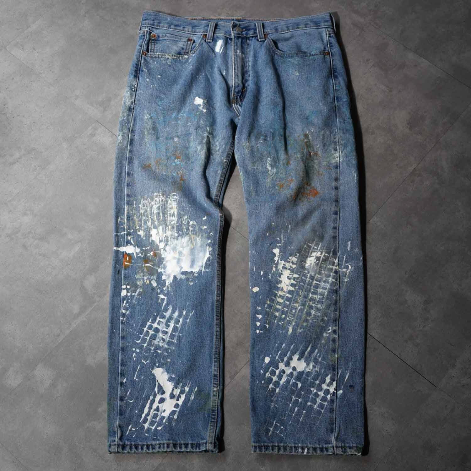 90s Levi's 550 White Denim Pants 