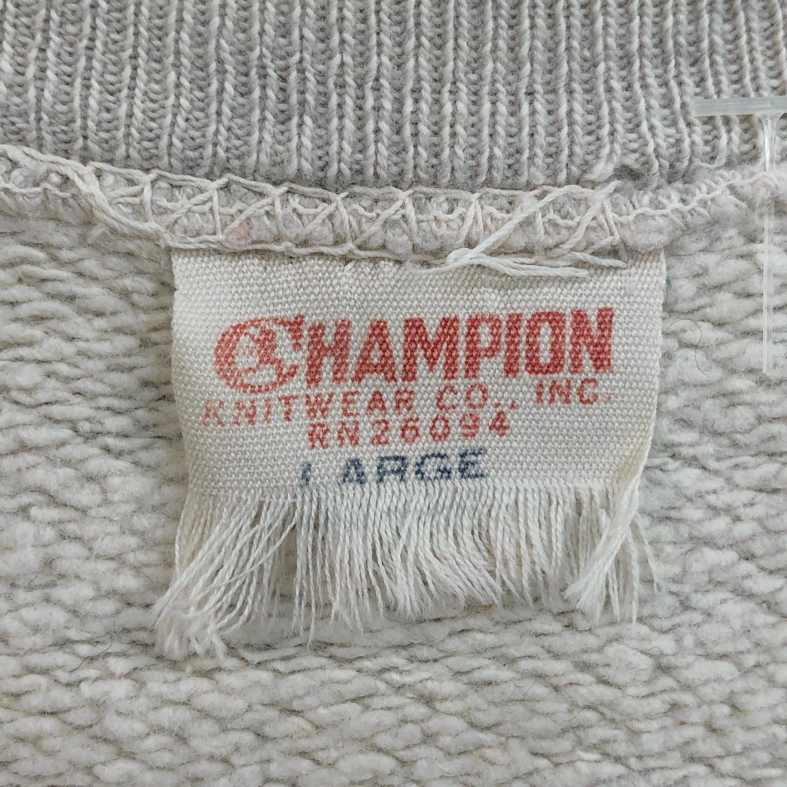 60s champion カレッジプリント 3段カプセル ランタグ L-XL 60s