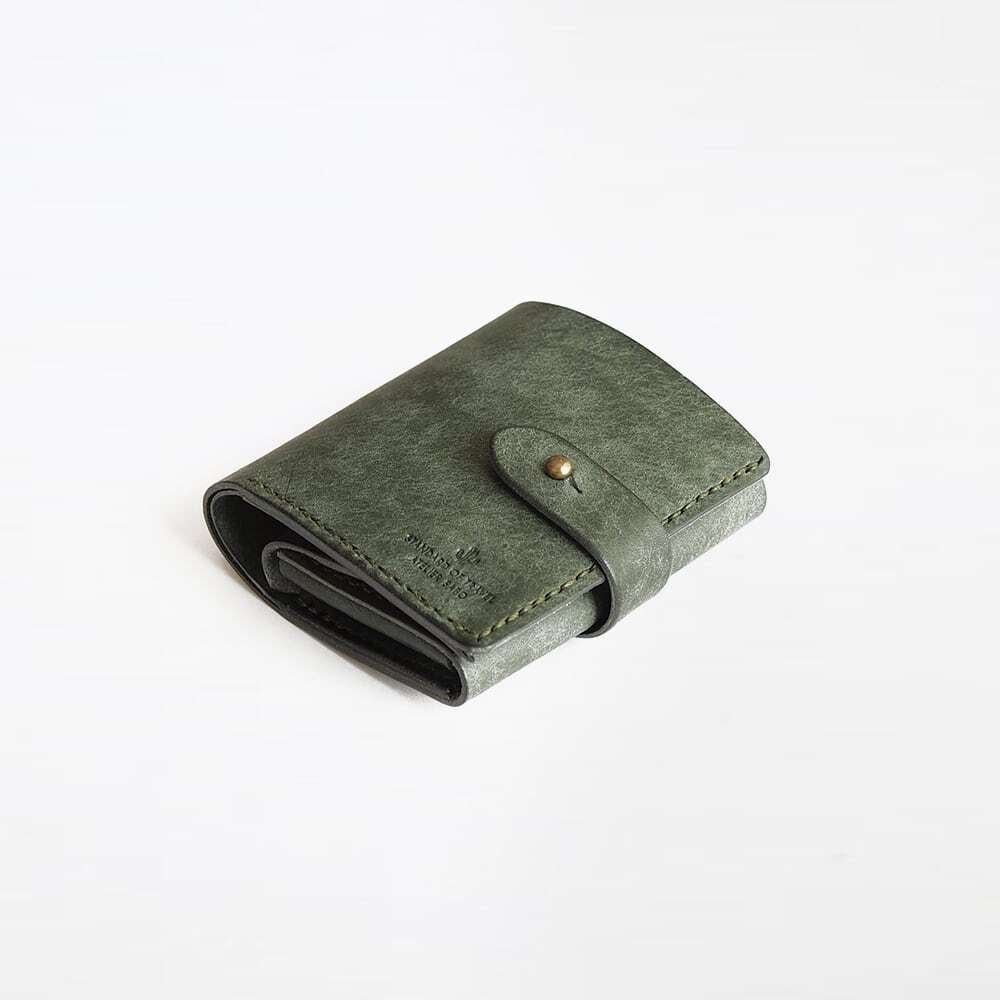 ベルトタイプ 二つ折り財布【グリーン】（受注生産品） | セミオーダー