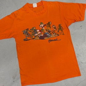 1990s ORANGE T-SHIRT "HAWAII"