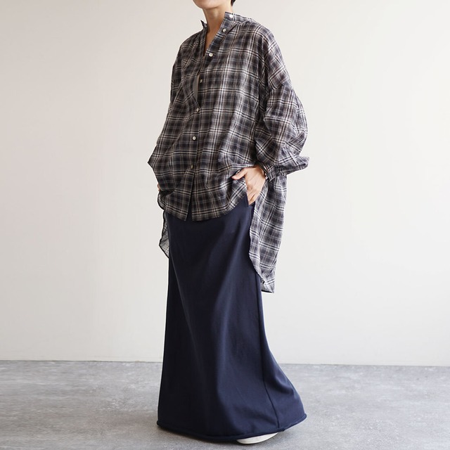 シアーチェックシャツ TS610065 ーーサイズ画像なし