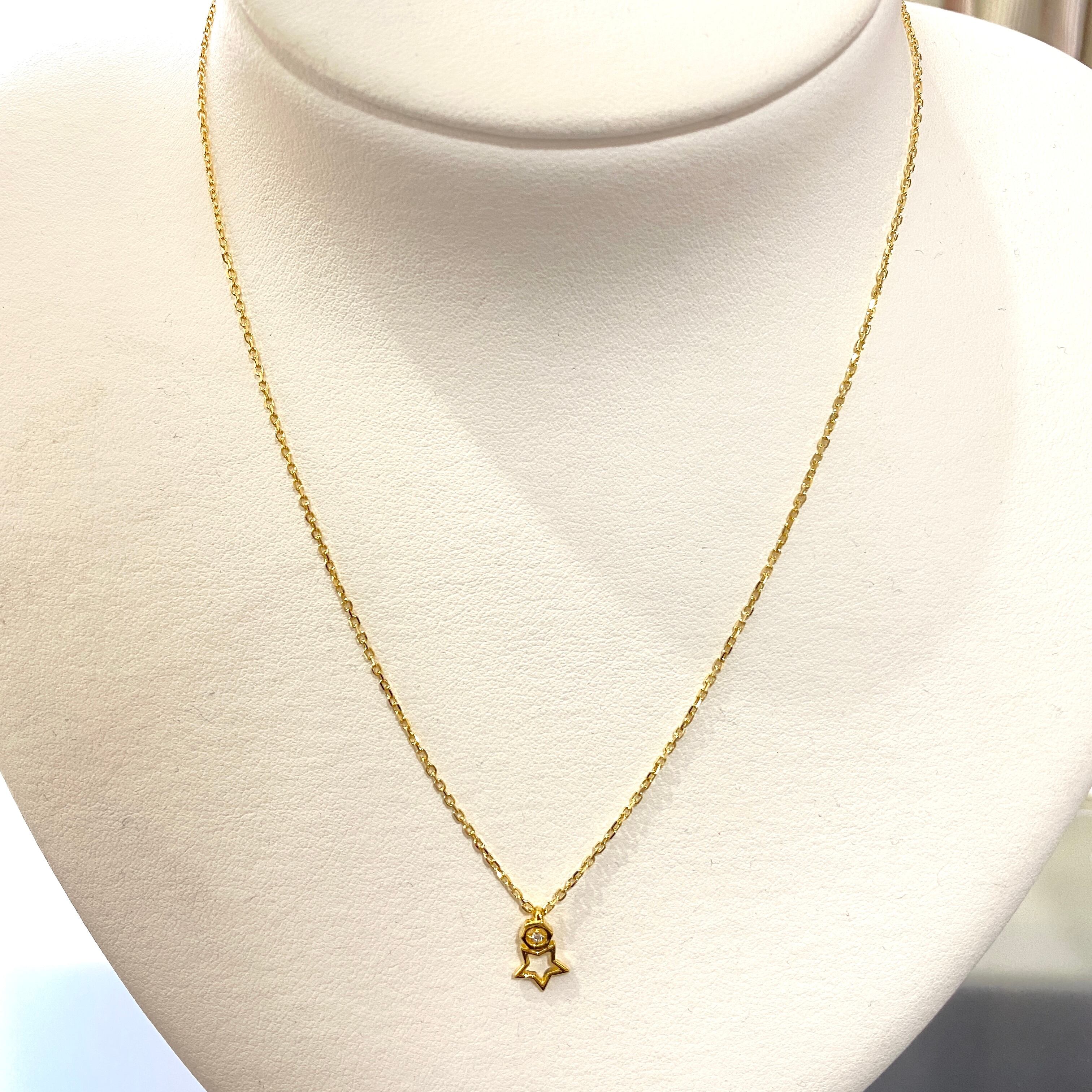 予約販売】スター（星）×六角ナット ペンダントネックレス シルバー