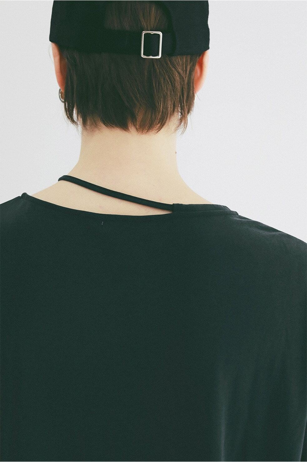 CLANE DROOP THIN CODE SOFT TOPS | FLICKA ASHIYA